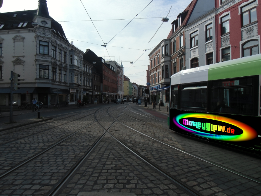 Von hier bis zur Horner Straße bin ich 14:00 Unterwegs